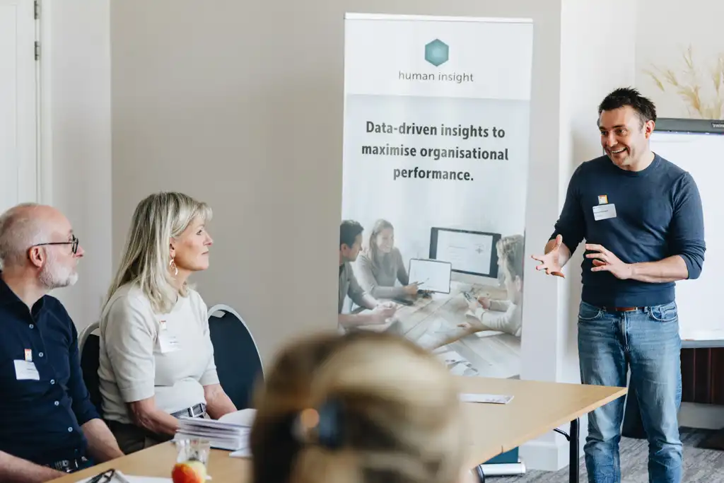 CEO giving a presentation