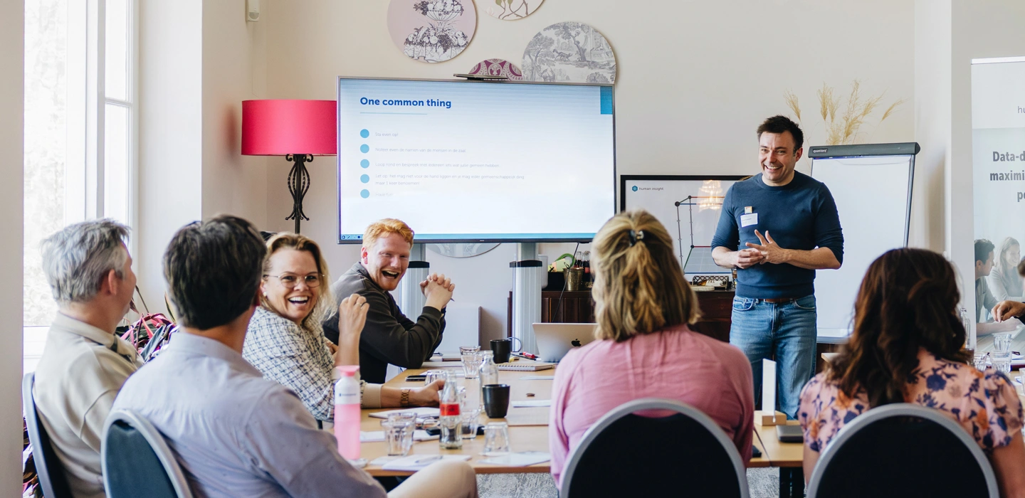 CEO during a presentation